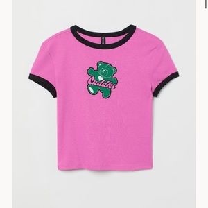 H&M Short Printed Top